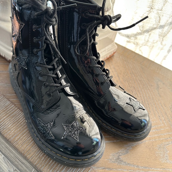 Dr. Martens 1460 Glitter Star Boots - Picture 2 of 11